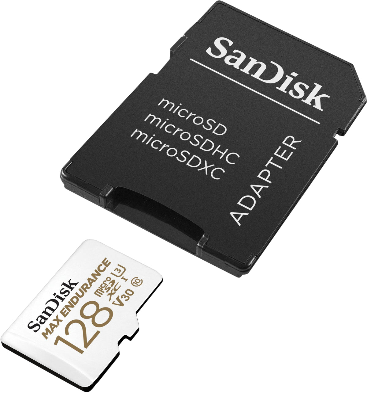 SanDisk 128GB MAX Endurance microSDXC Card with Adapter, SDSQQVR-128G