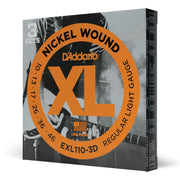 D'Addario EXL110 Nickel Wound Electric Guitar Strings, 3 Pack, 10-46