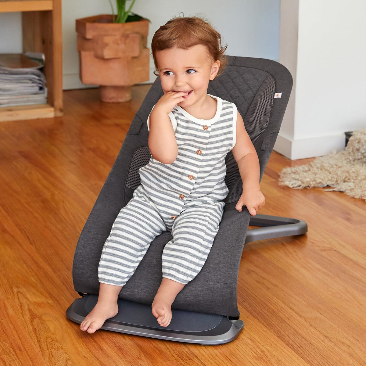 Ergobaby Evolve 3-in-1 Bouncer Seat, 5.5-25 lbs