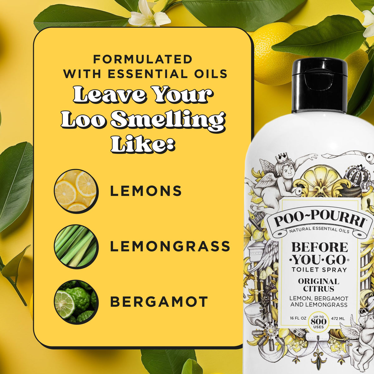 Poo-Pourri Original Citrus, 16 Oz