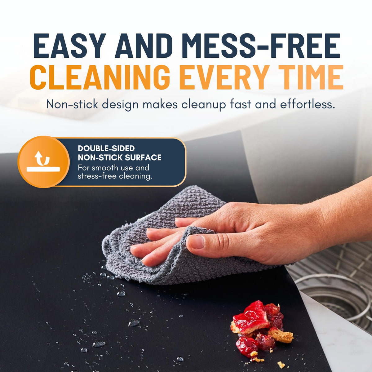 Heavy Duty Oven Liners, 16.25 x 23 in, 3 Pack