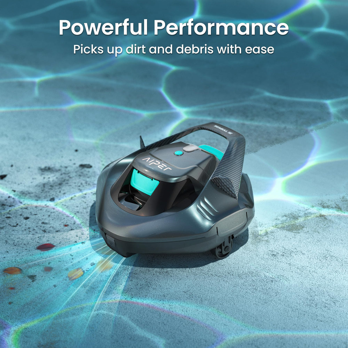 AIPER Seagull SE Cordless Robotic Pool Cleaner, Grey