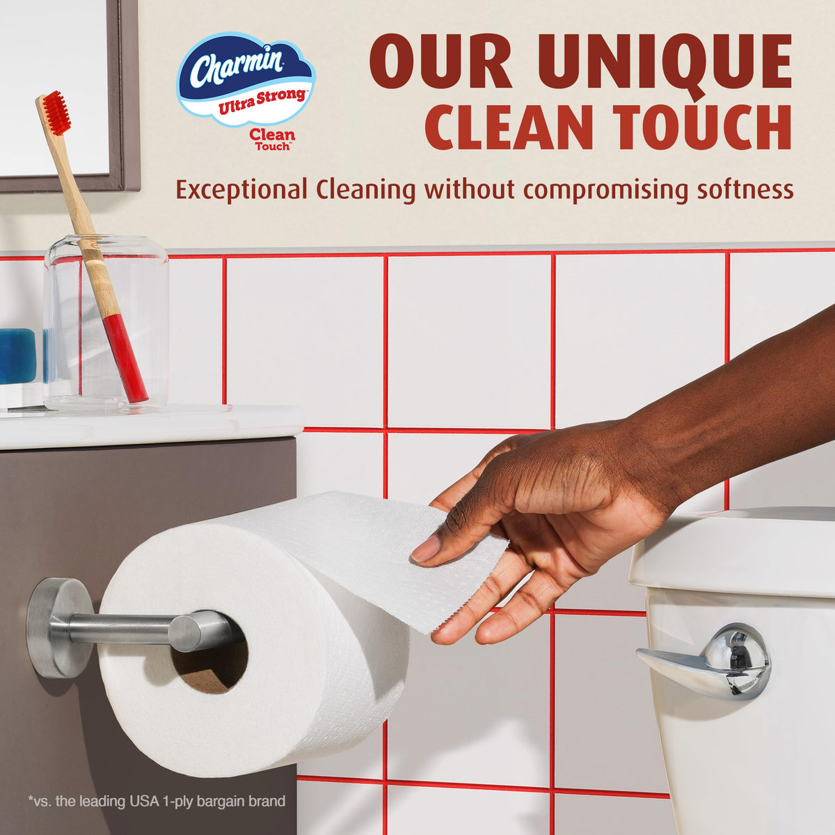 Charmin Ultra Strong Toilet Paper, 12 Family Mega XL Rolls