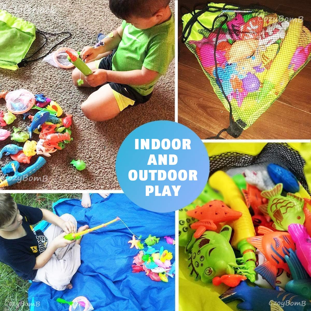 CozyBomB Magnetic Fishing Pool Toy Game for Kids
