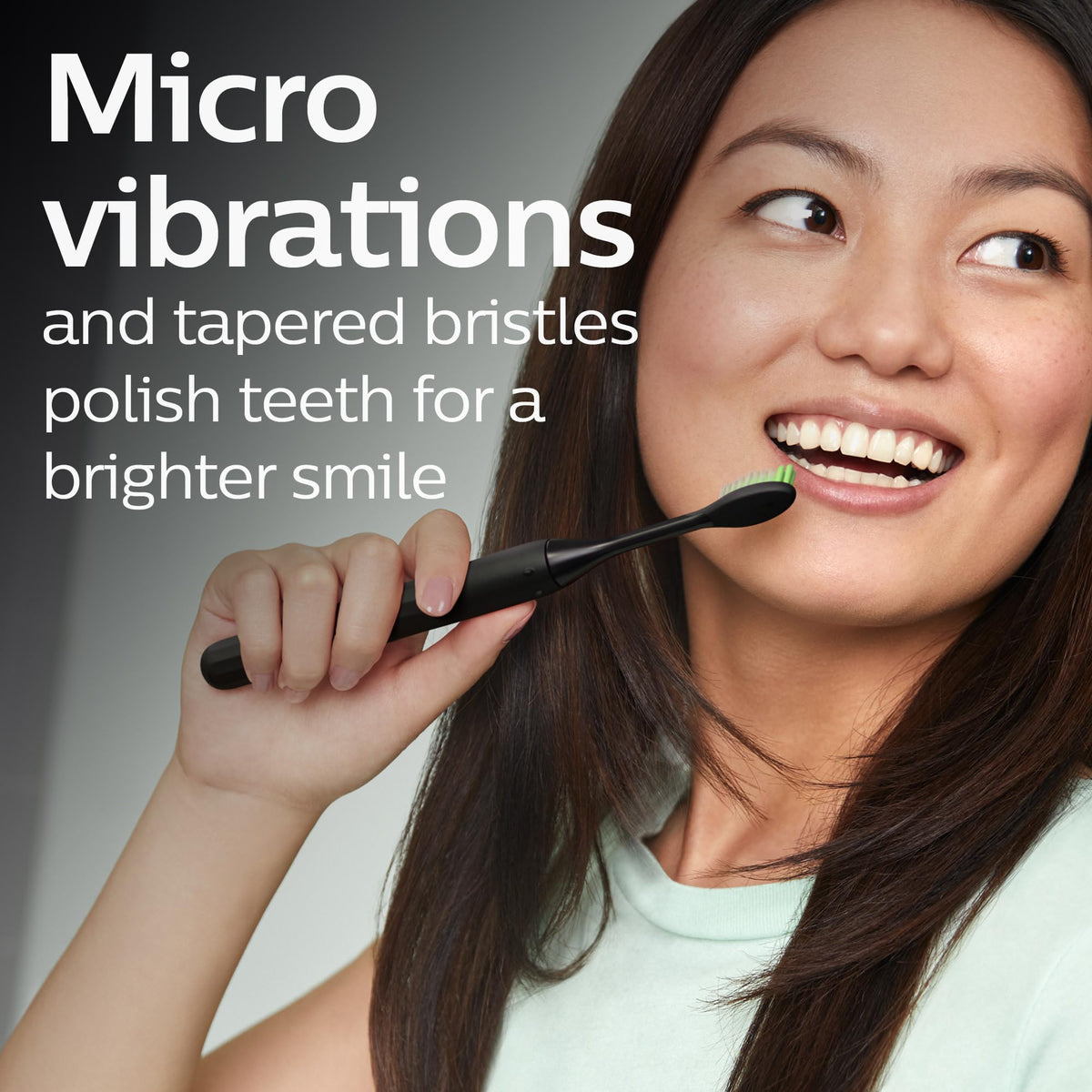 Philips One by Sonicare Battery Toothbrush, 1 Brush Head, Black