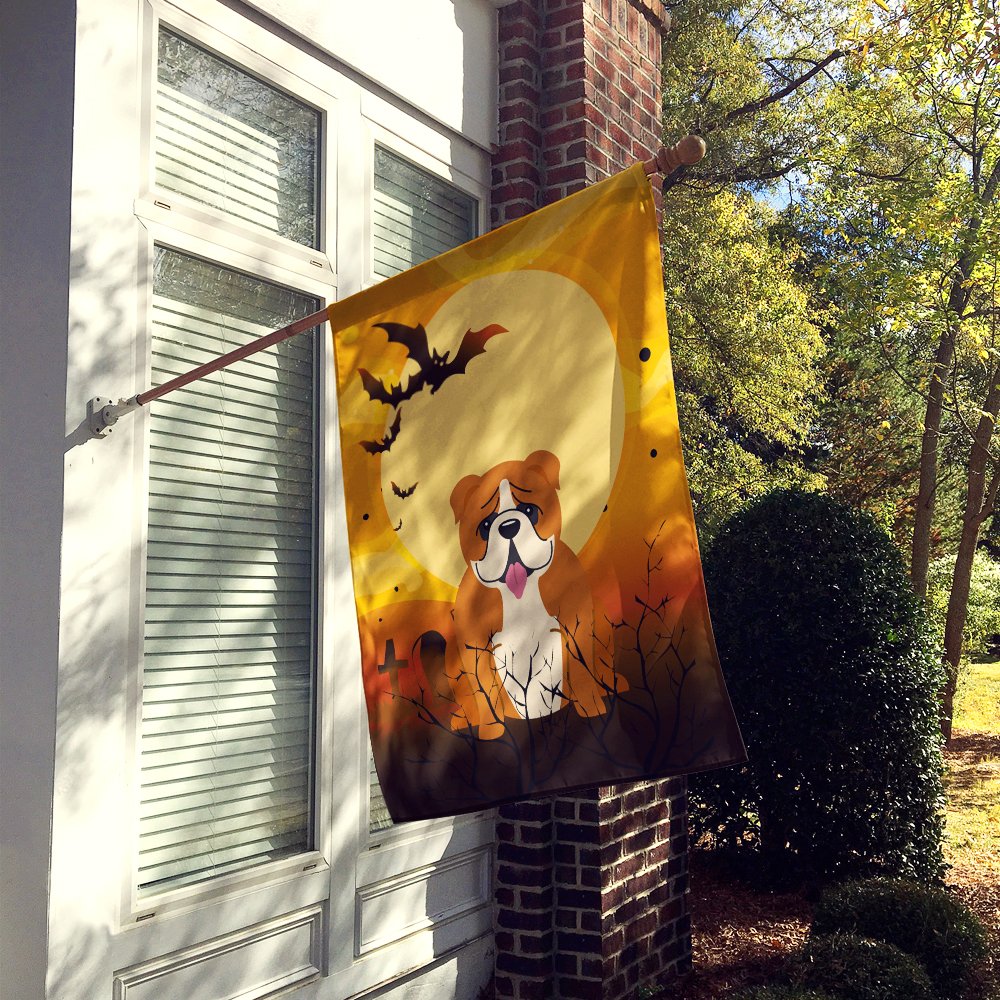Caroline's Treasures BB4386CHF English Bulldog Red White Flag, Large