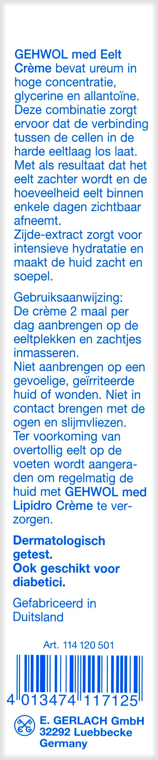 Gehwol Med Callus Cream, 75 ml