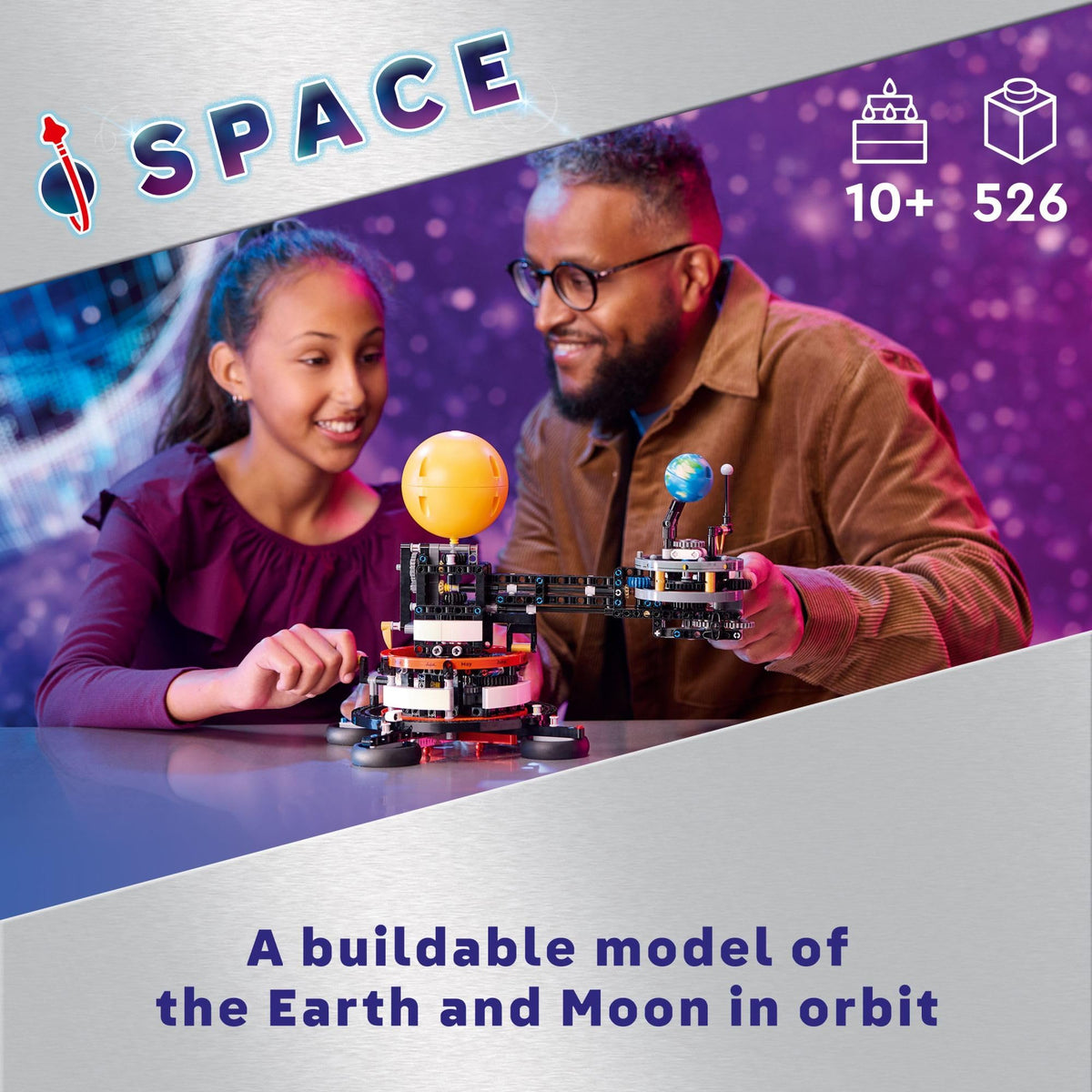 LEGO Technic Planet Earth and Moon in Orbit Building Set 42179