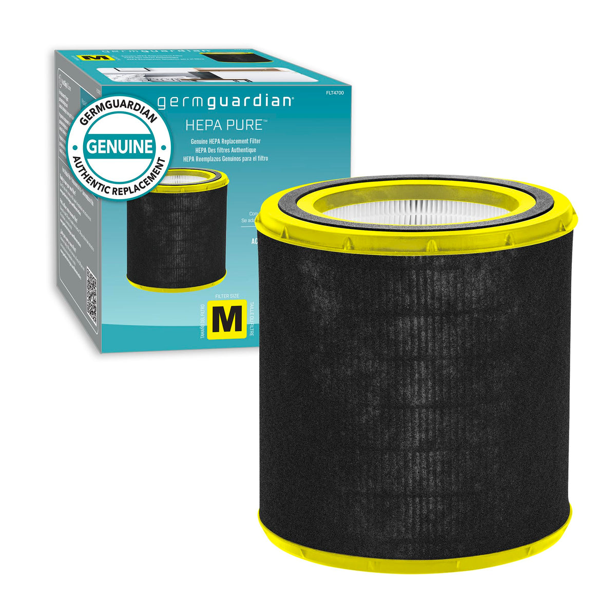 Germ Guardian FLT4700 True HEPA Replacement Filter, 1 Count