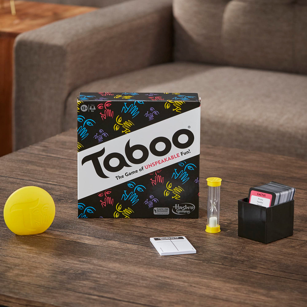 Taboo Classic Party Word Guessing Game, English