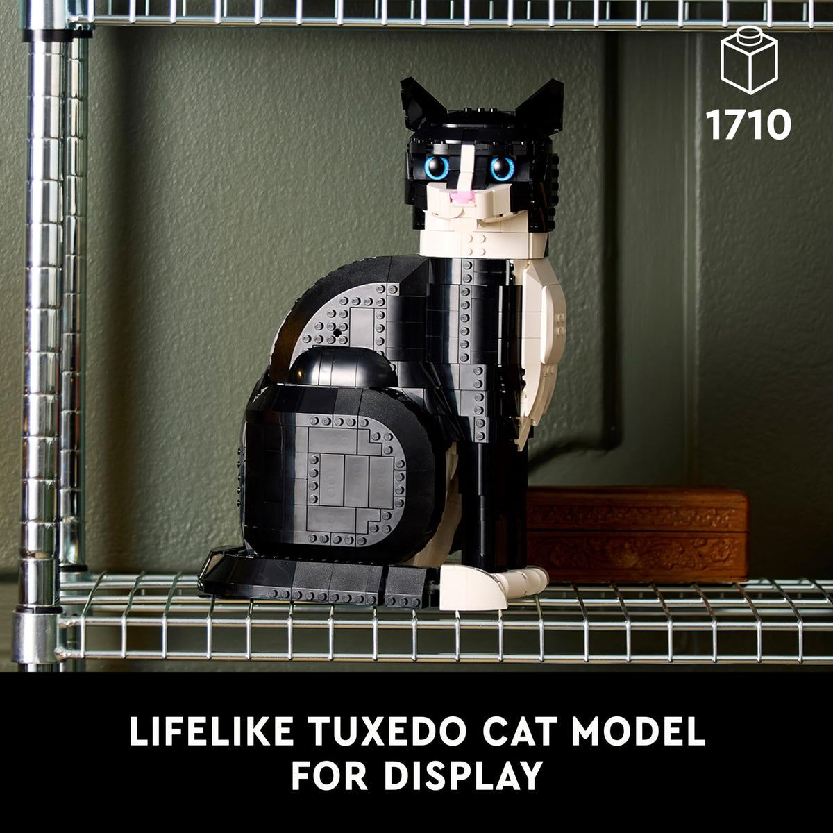 LEGO Ideas Tuxedo Cat Building Set, 21349