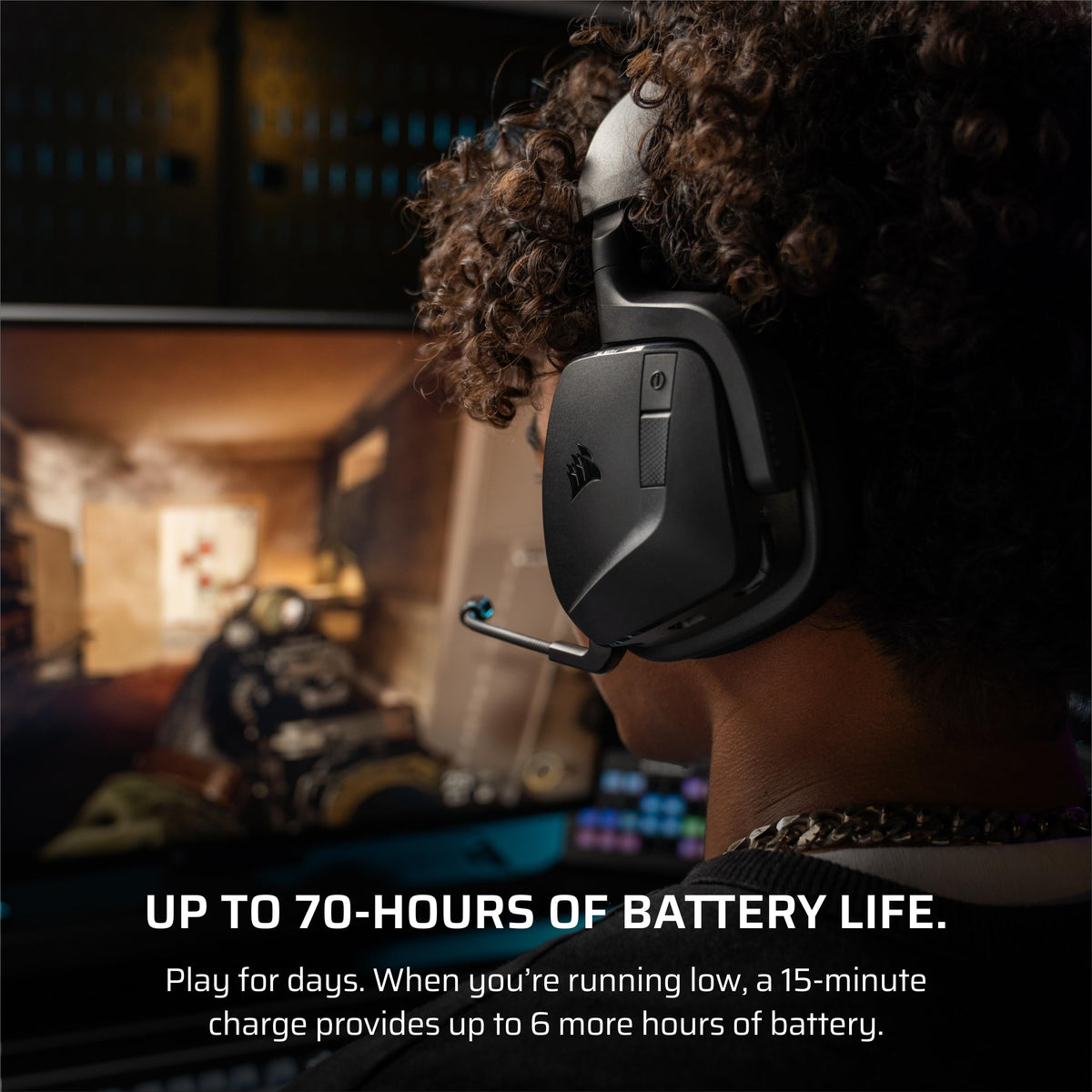 CORSAIR Void v2 Wireless Gaming Headset, Carbon