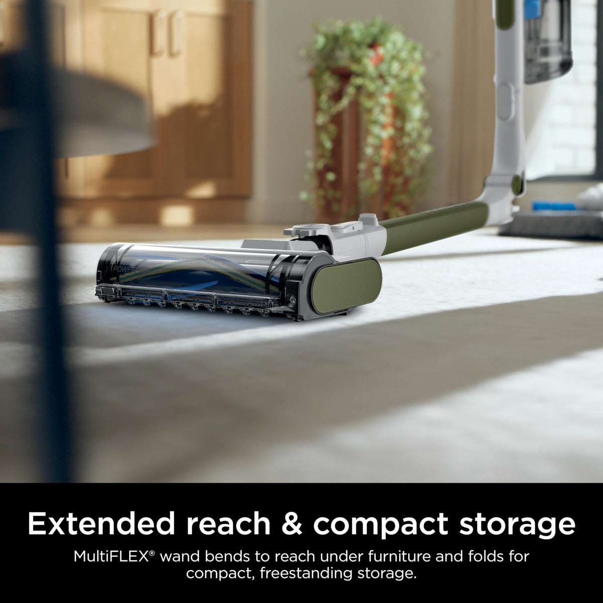 Shark PowerPro Flex Pet Plus Cordless Vacuum, IZ387H, Olive