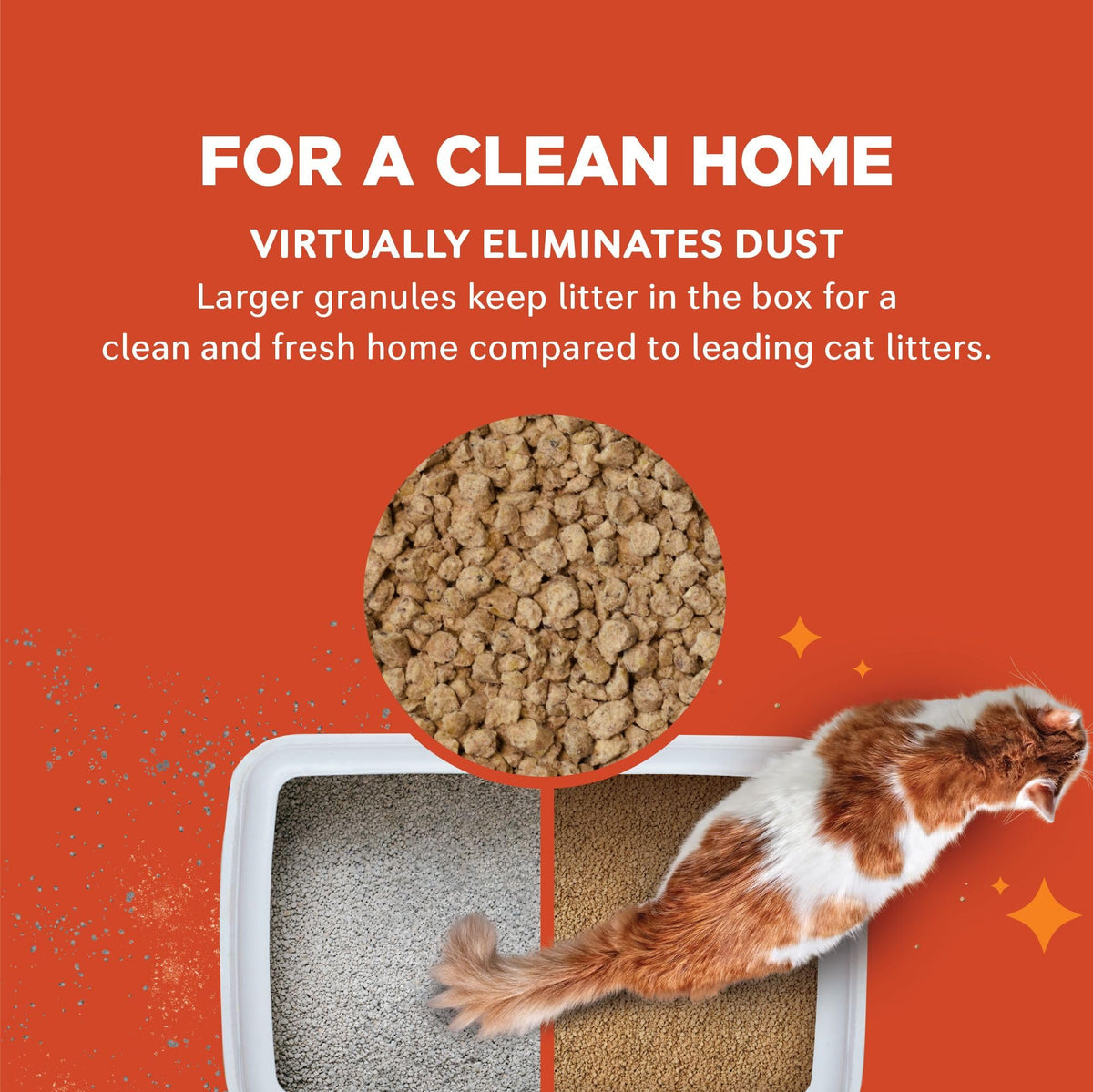 World's Best Cat Litter Low Tracking, Multiple Cat, Unscented, 32 lbs