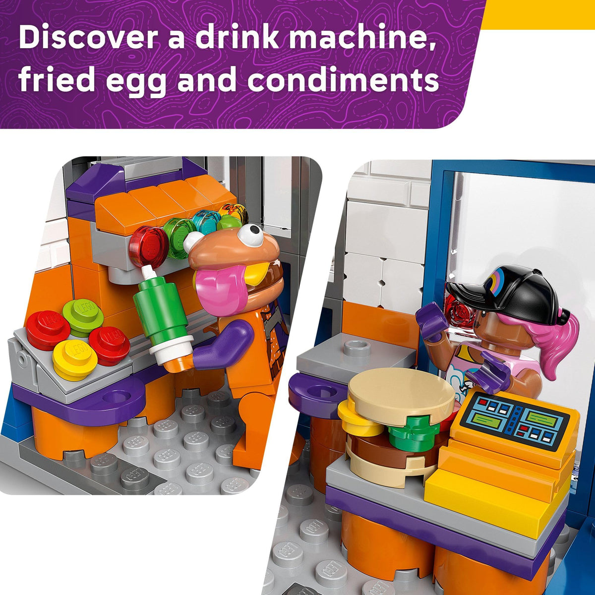 LEGO Fortnite Durrr Burger Restaurant Building Set, Ages 10+, 77076