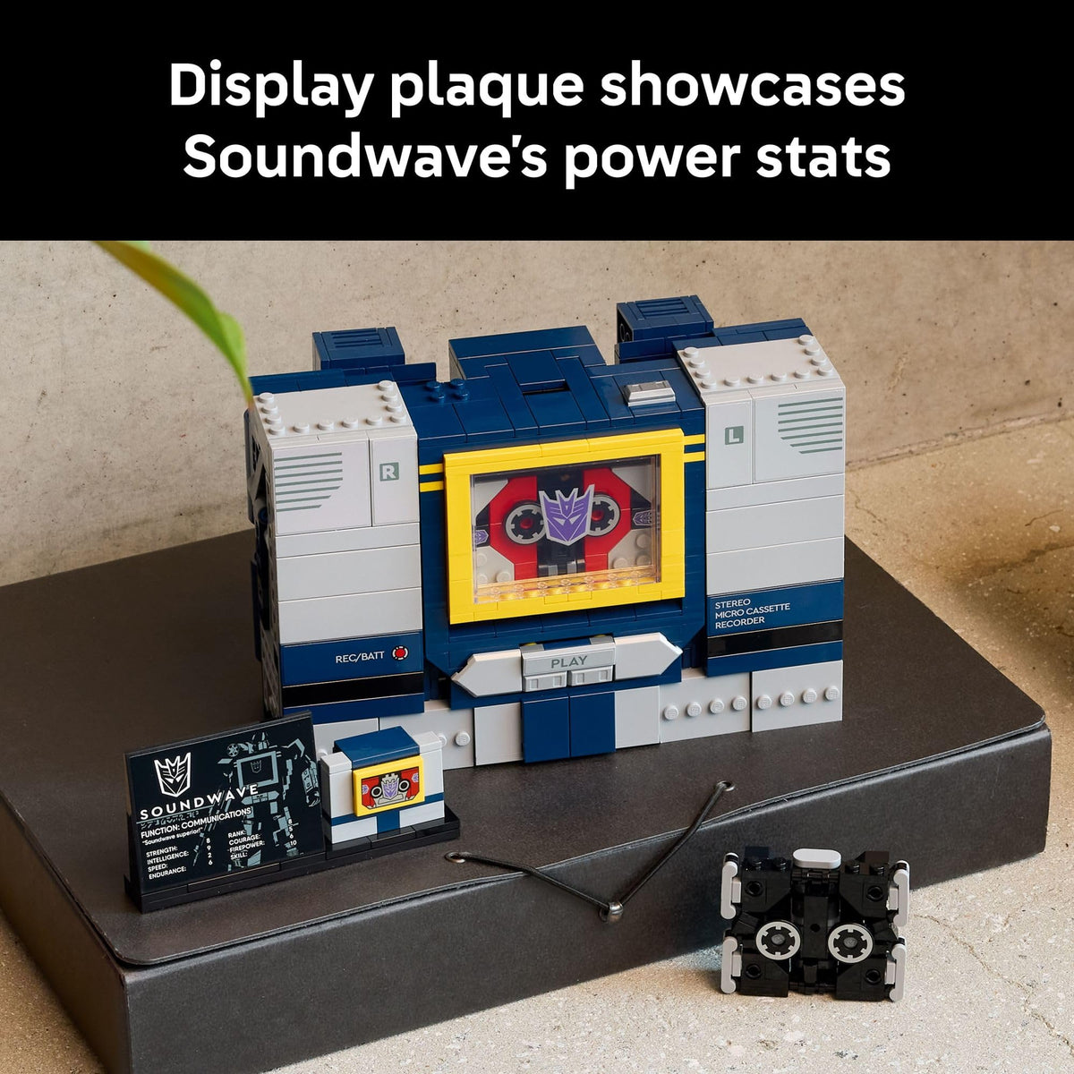 LEGO Icons Transformers: Soundwave Building Set, 10358