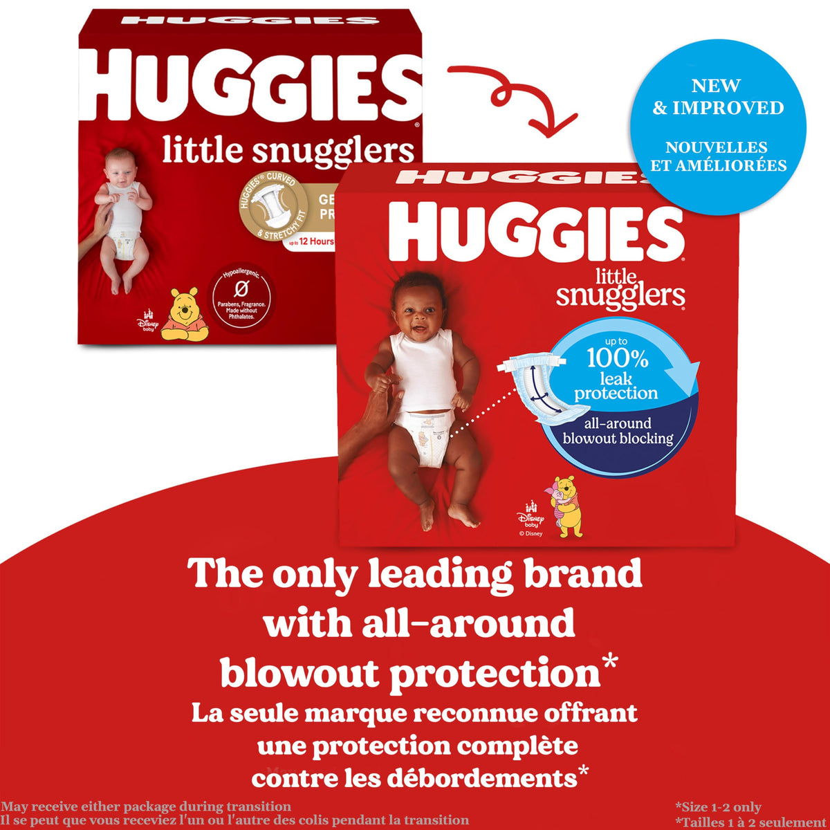 Huggies Little Snugglers Baby Diapers, Size 3, 76ct