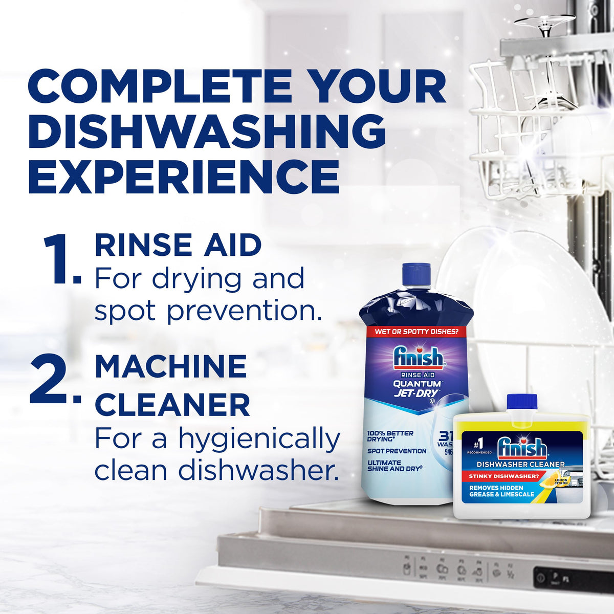Finish Quantum Ultimate Dishwasher Detergent Pods, 82 Count