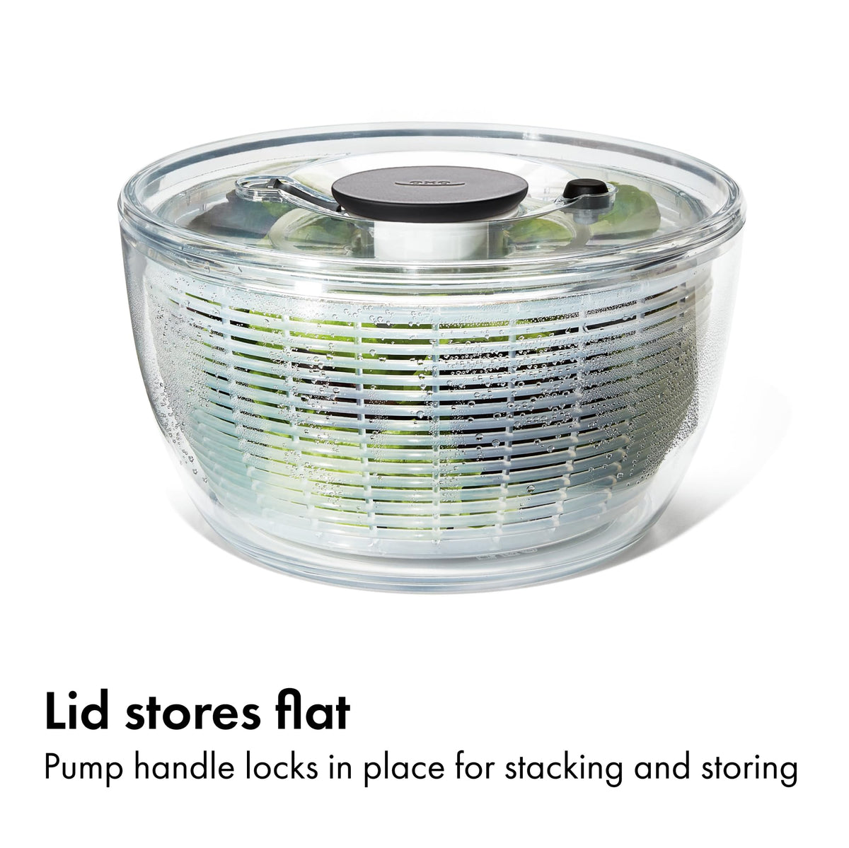 OXO Good Grips Salad Spinner, 10.25 in, Clear