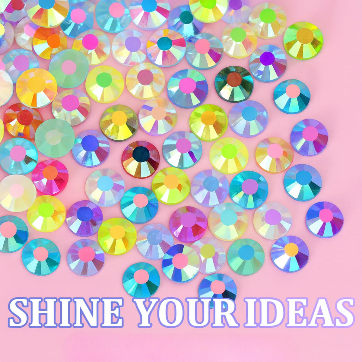 KCZ Group Resin Jelly Rhinestones, 40 Colours, 32000 Pieces