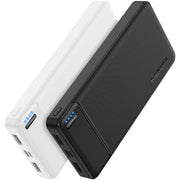 AsperX 15000mAh Portable Charger Power Bank, 3A, USB C, 2 Pack