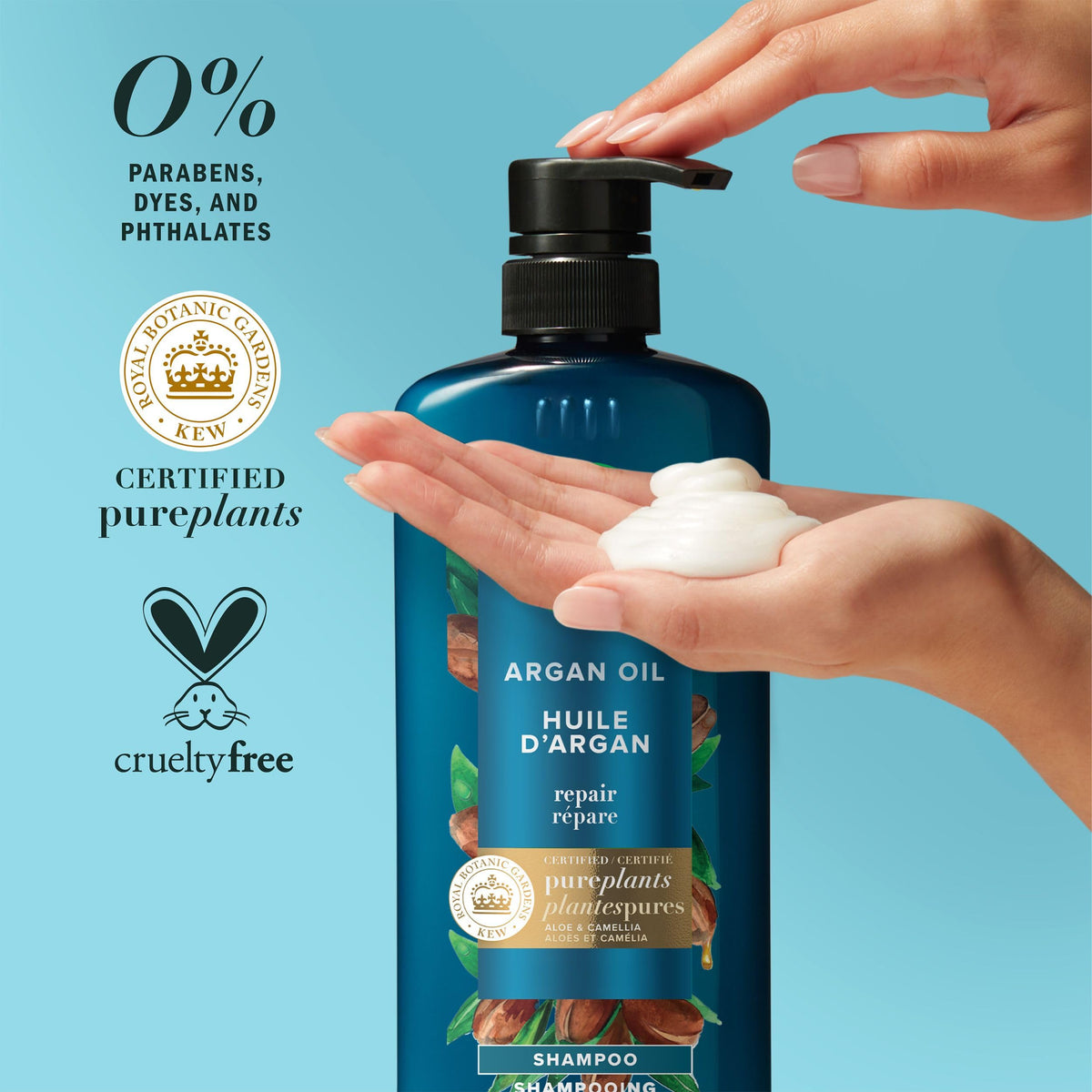 Herbal Essences Argan Oil Shampoo and Conditioner Dual Pack, 600 mL