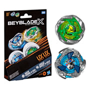 Beyblade X Circle Ghost 4-60LR UX & Hack Viking 4-55O UX Dual Pack