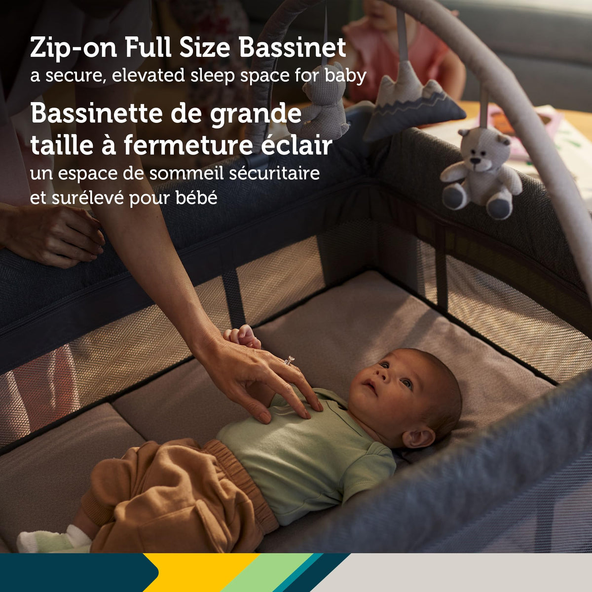 Safety 1st Amherst 3-in-1 Baby Playard, Stardust