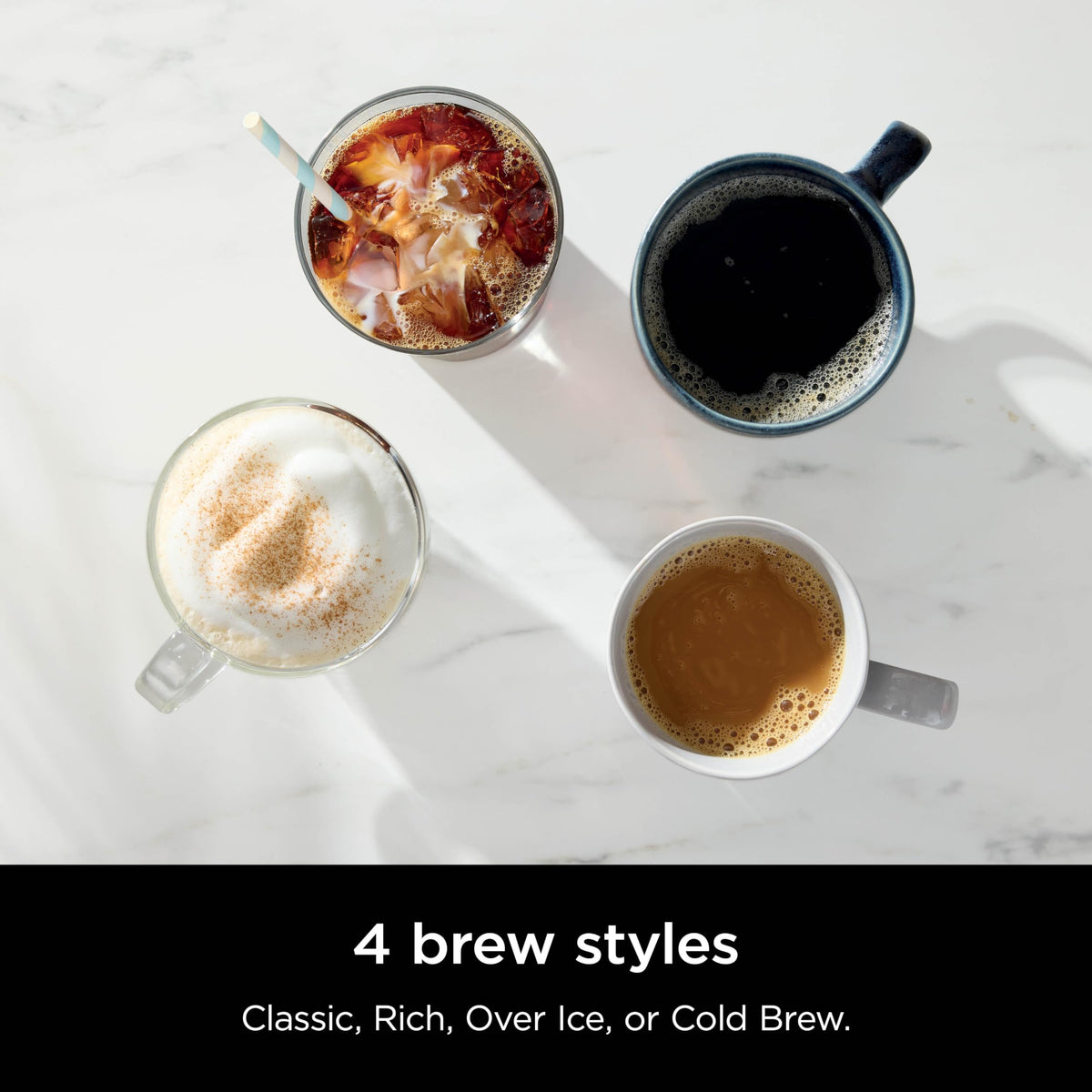Ninja Hot and Iced Coffee Maker with Rapid Cold Brew, CM360C