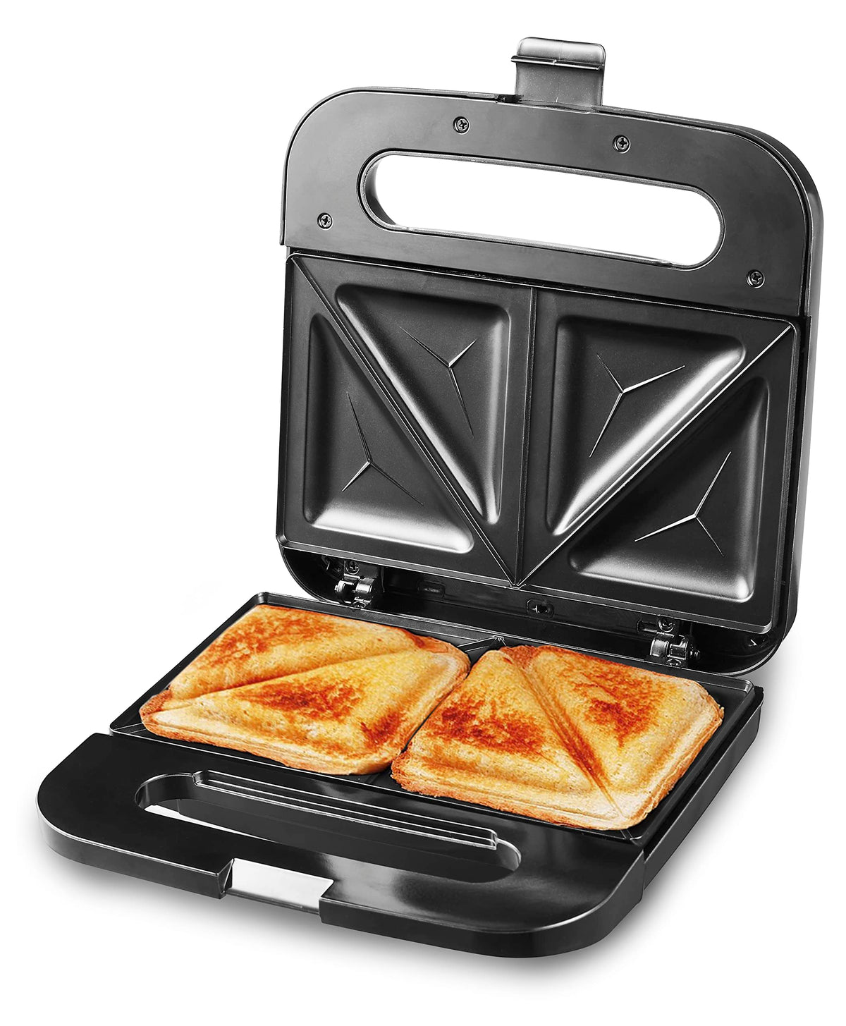 Elite Gourmet ESM-2207SS Stainless Steel Panini Maker, 750 Watts