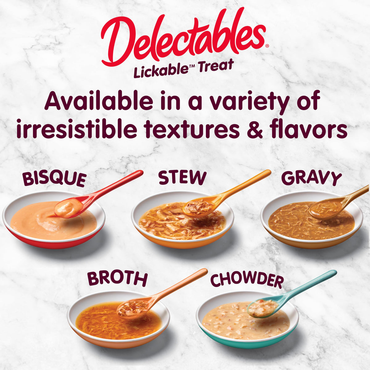 Hartz Delectables Stew Lickable Wet Cat Treats, Variety, 24 Pack