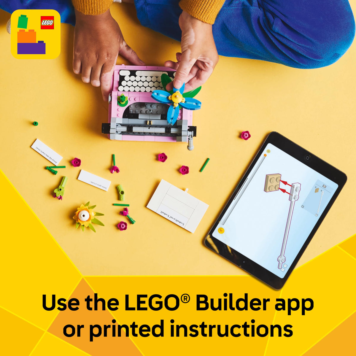 LEGO Creator 3-in-1 Typewriter with Flowers, 31169