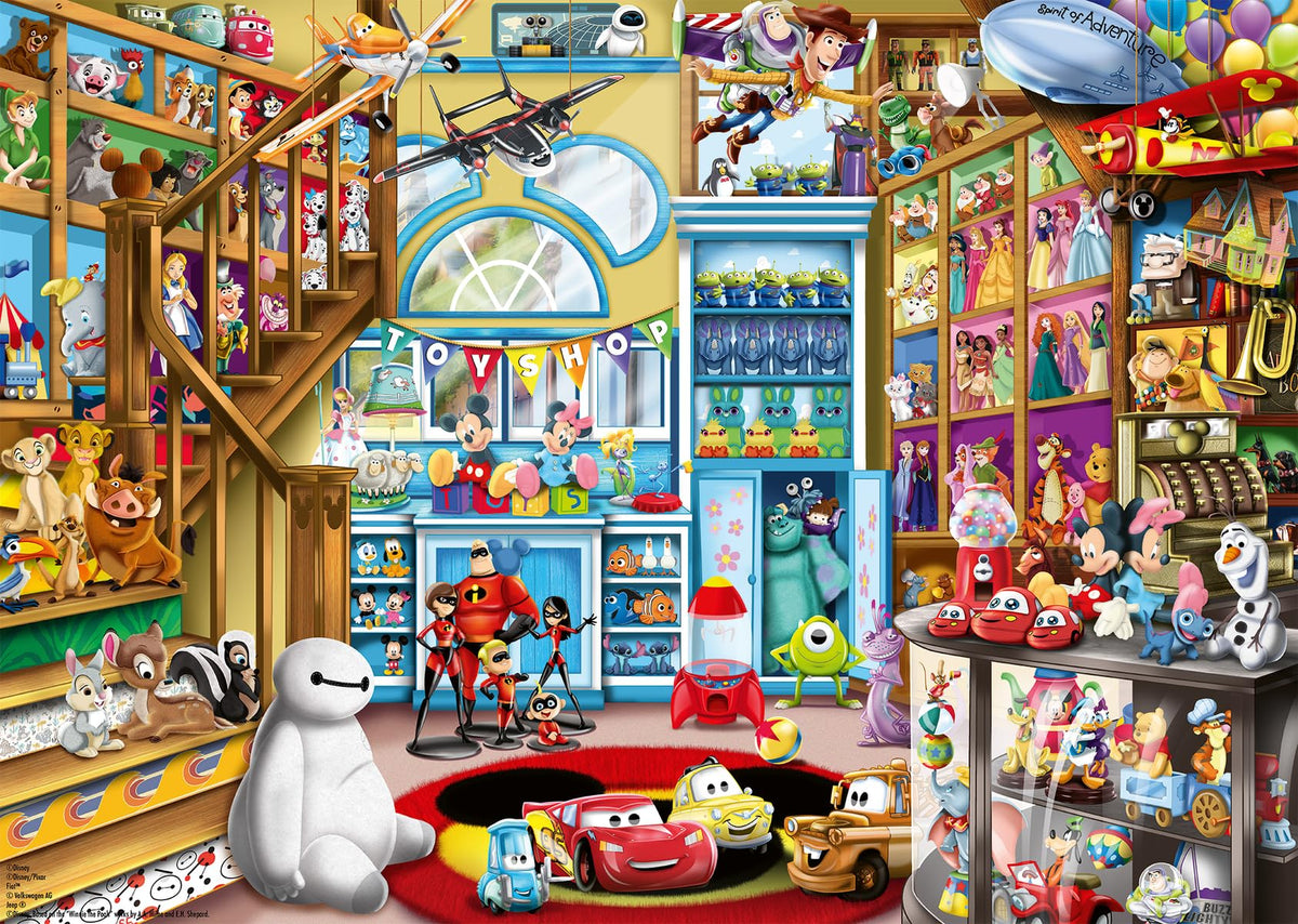 Ravensburger Disney Pixar Toy Store 1000 Piece Puzzle, 12000527