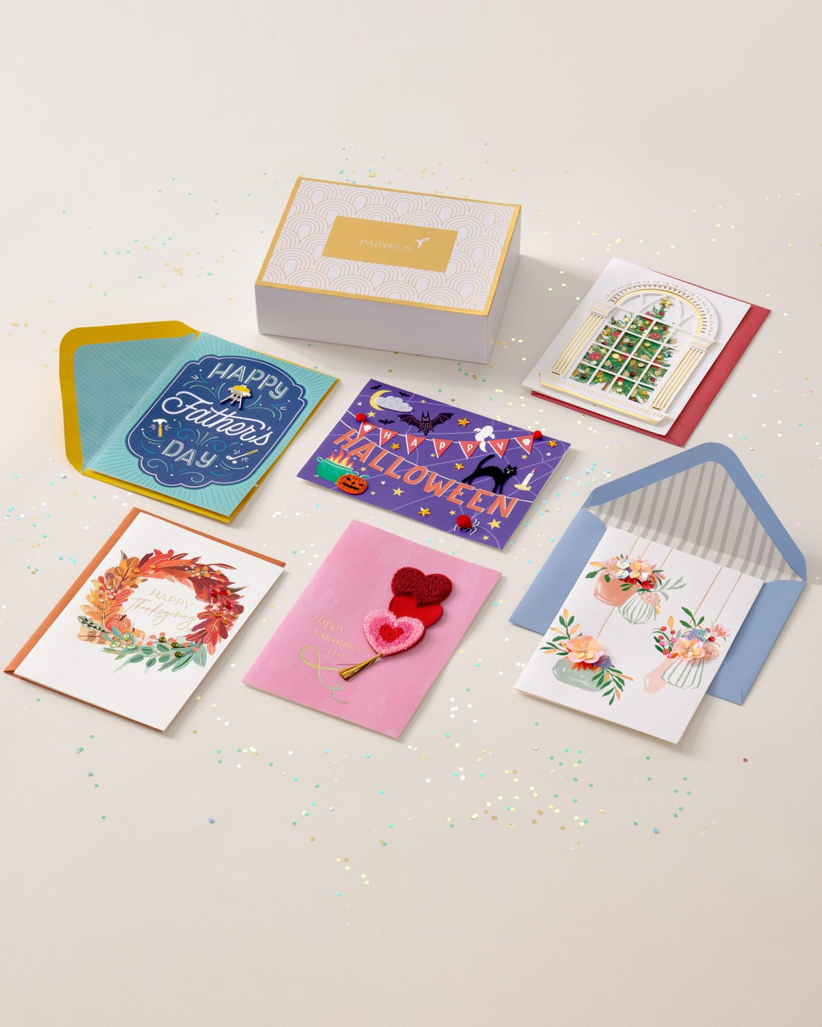 Papyrus All-Holiday Greeting Card Assortment, 6 Cards