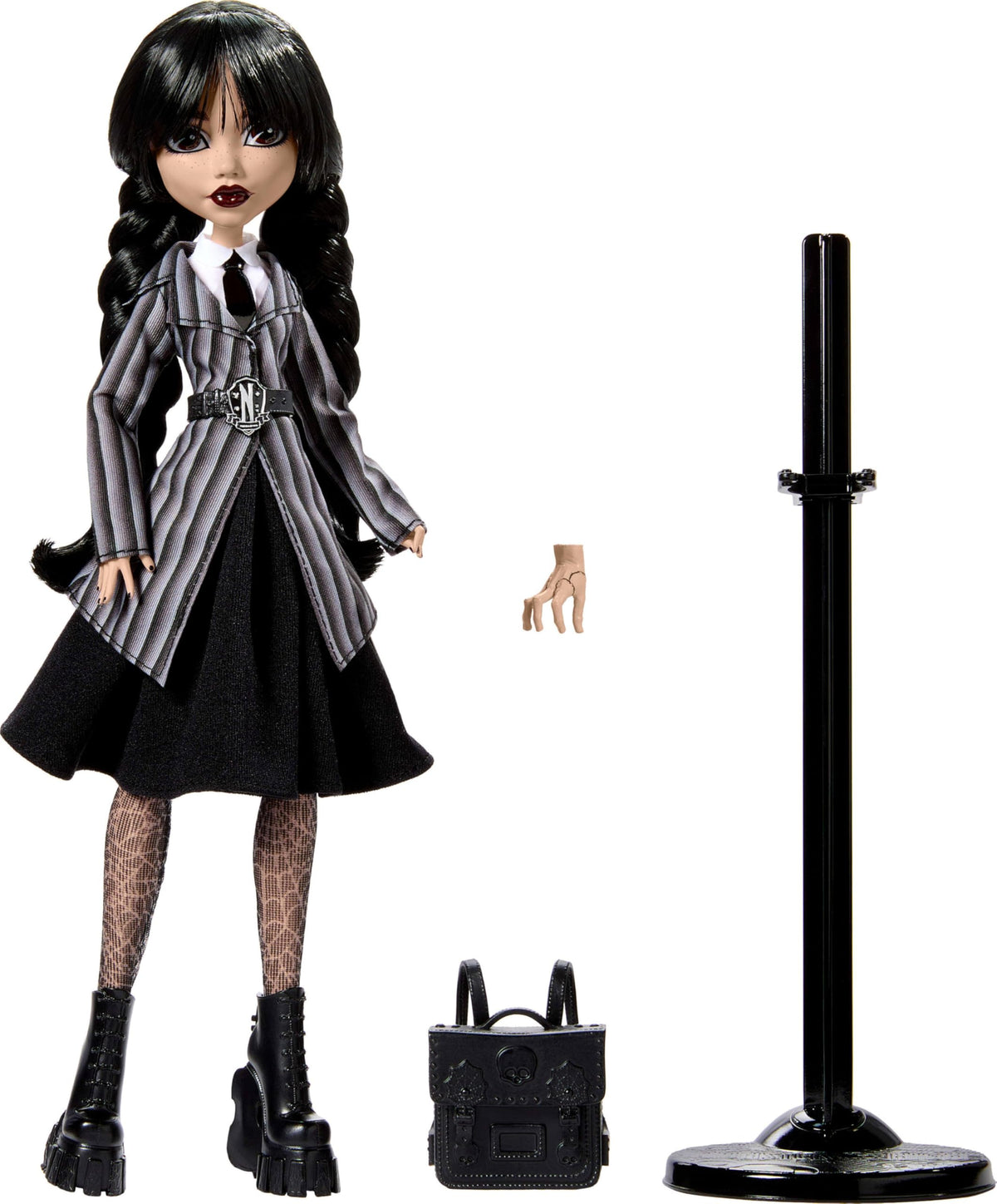 Monster High Wednesday Doll With Accessories, Nevermore Uniform