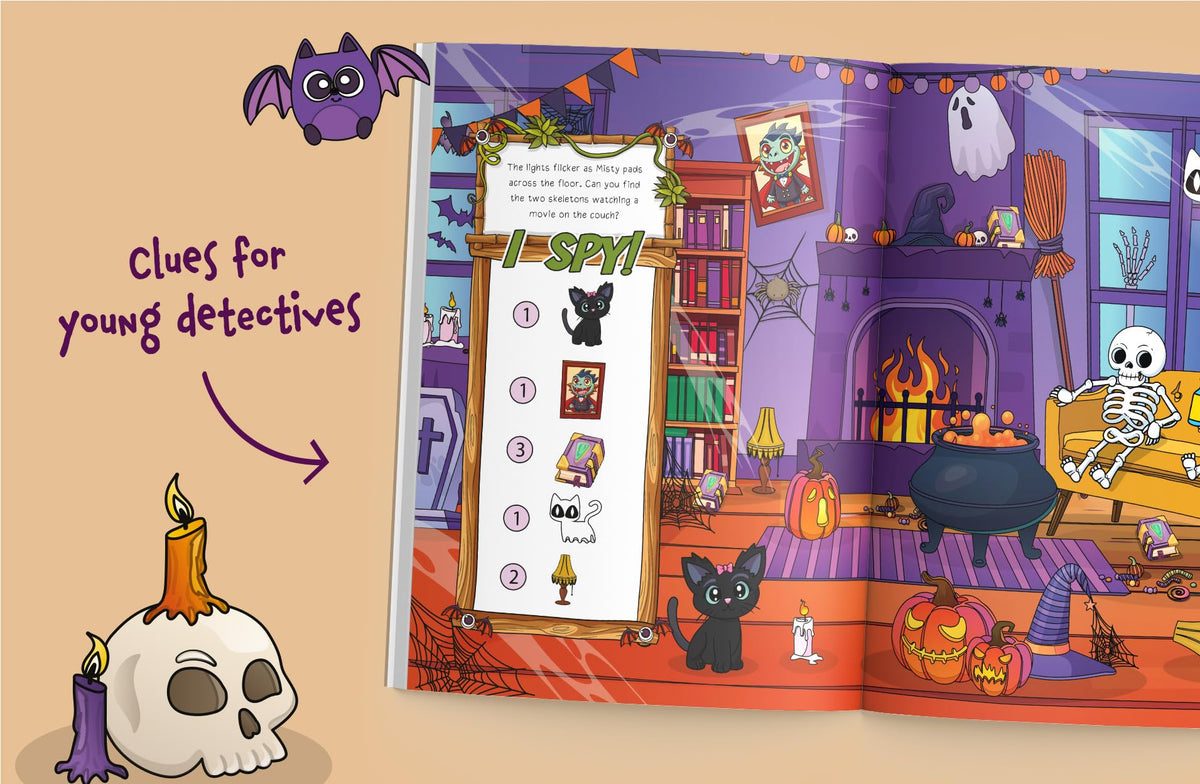 I Spy Halloween in the Spooky Mansion: Spot Pumpkins