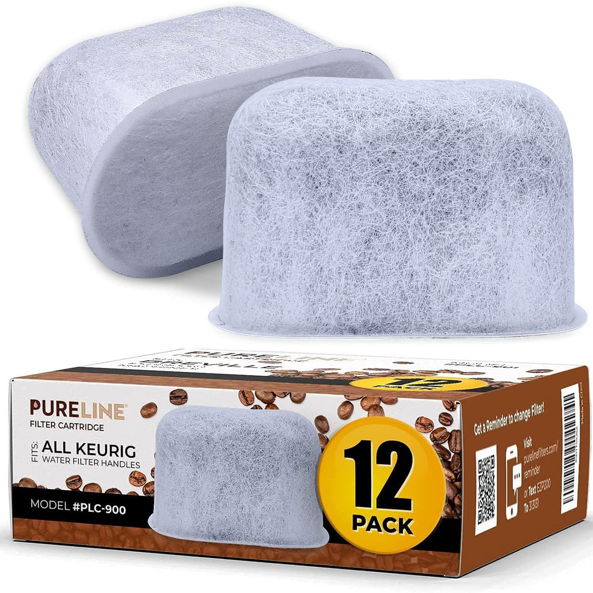Keurig Water Filter Replacement Cartridges, 12 Pack, Universal Fit