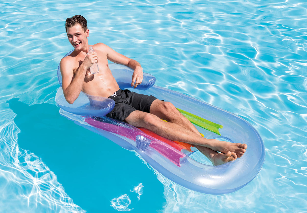 Intex King Kool Inflatable Lounge, 63" x 33.5"