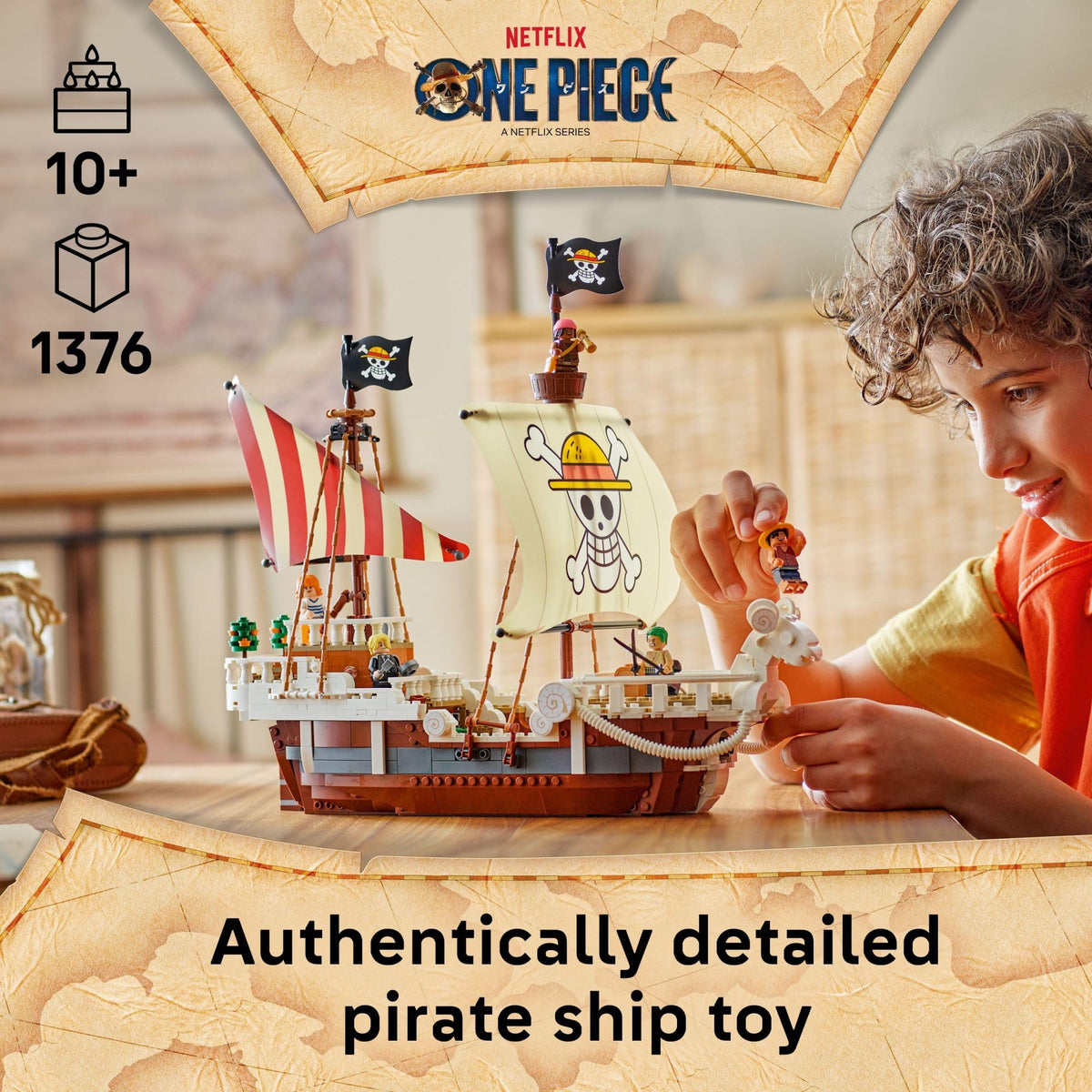 LEGO ONE PIECE The Going Merry Pirate Ship Building Set (75639)