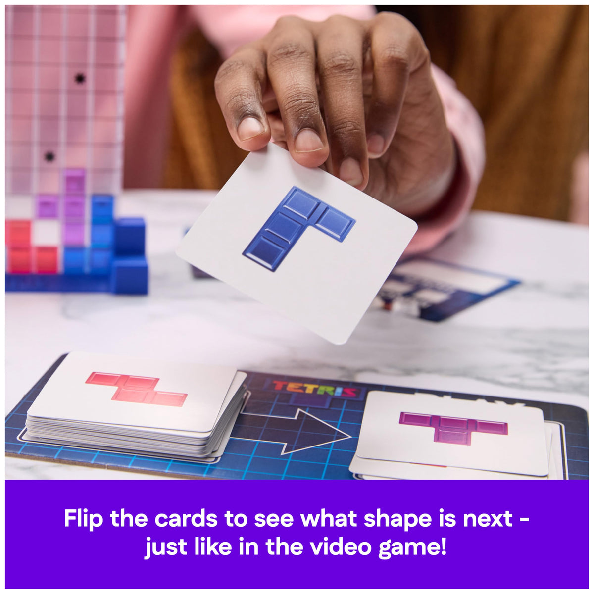 Spin Master Tetris: The Board Game, 2-4 Players, Ages 8+