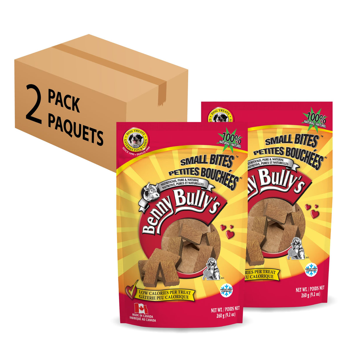 Benny Bullys Chops Beef Liver Freeze-Dried Dog Treats, 520g/18.3oz