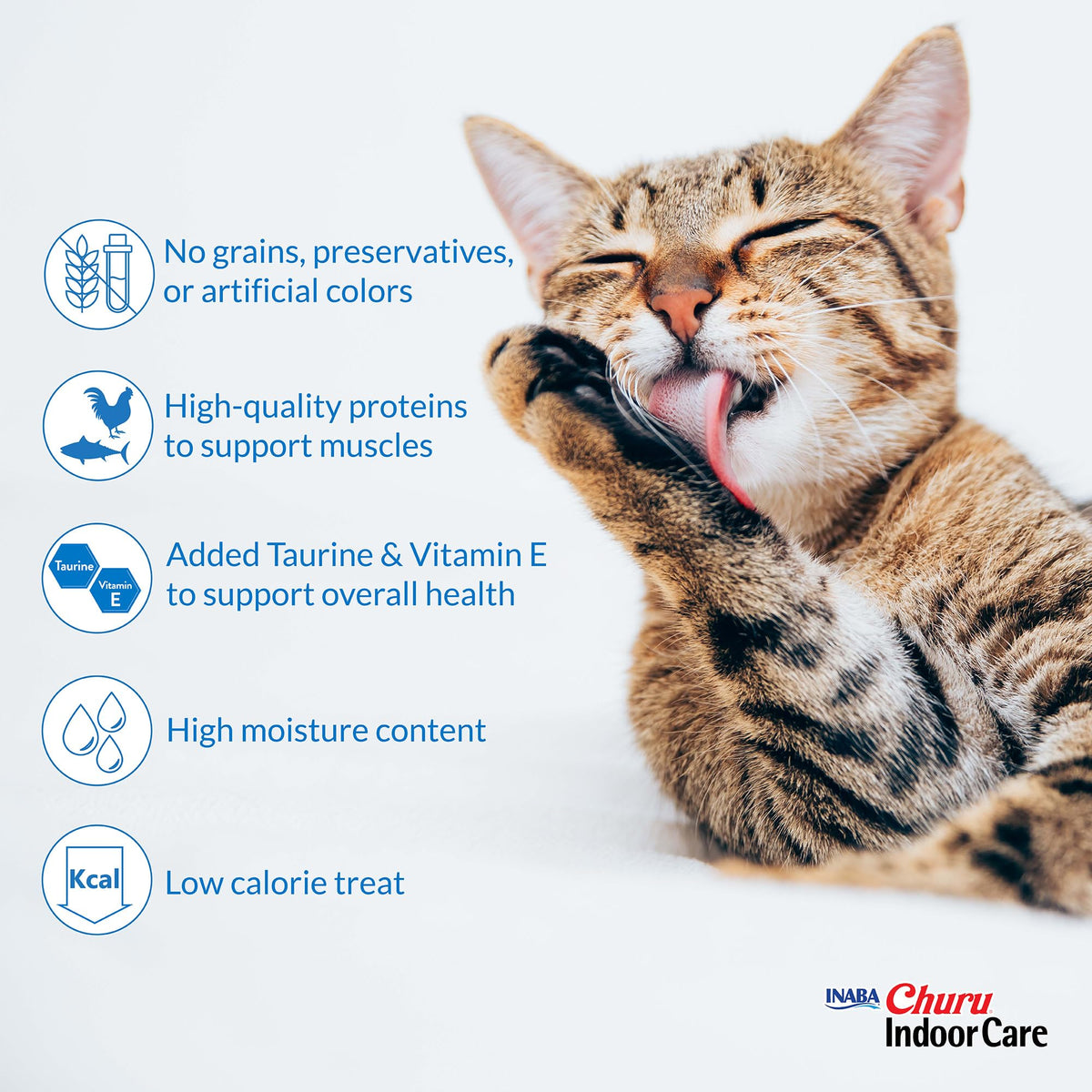 INABA Churu Hairball Control Cat Treat Tubes, Tuna & Chicken, 60 Tubes