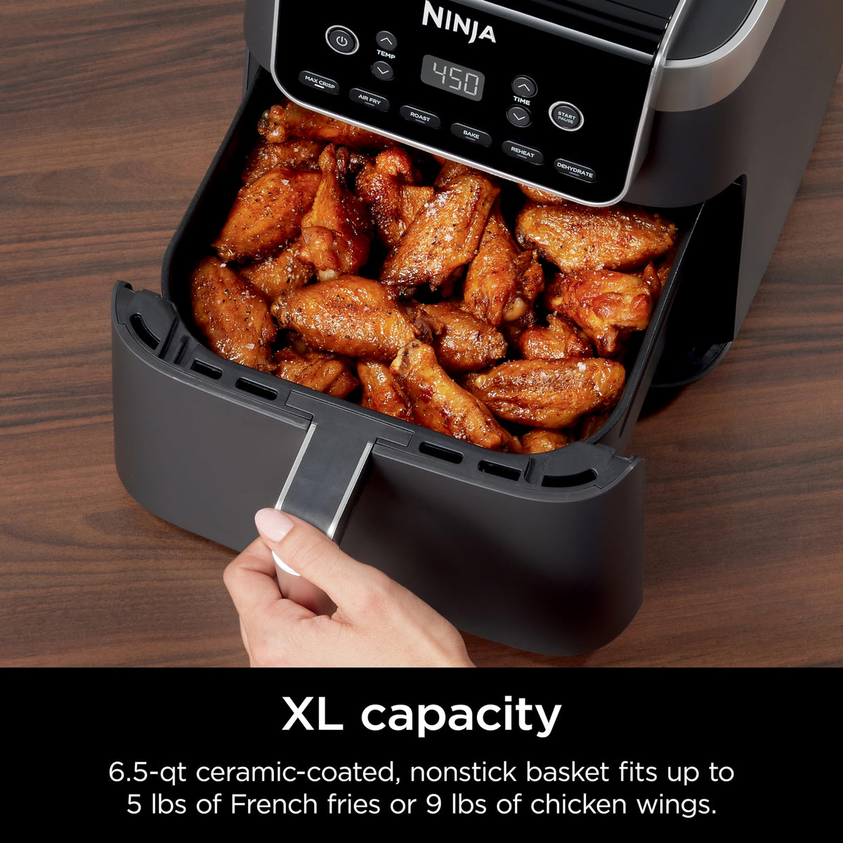 Ninja Air Fryer Pro XL 6-in-1 AF181C, 6.5 Qt
