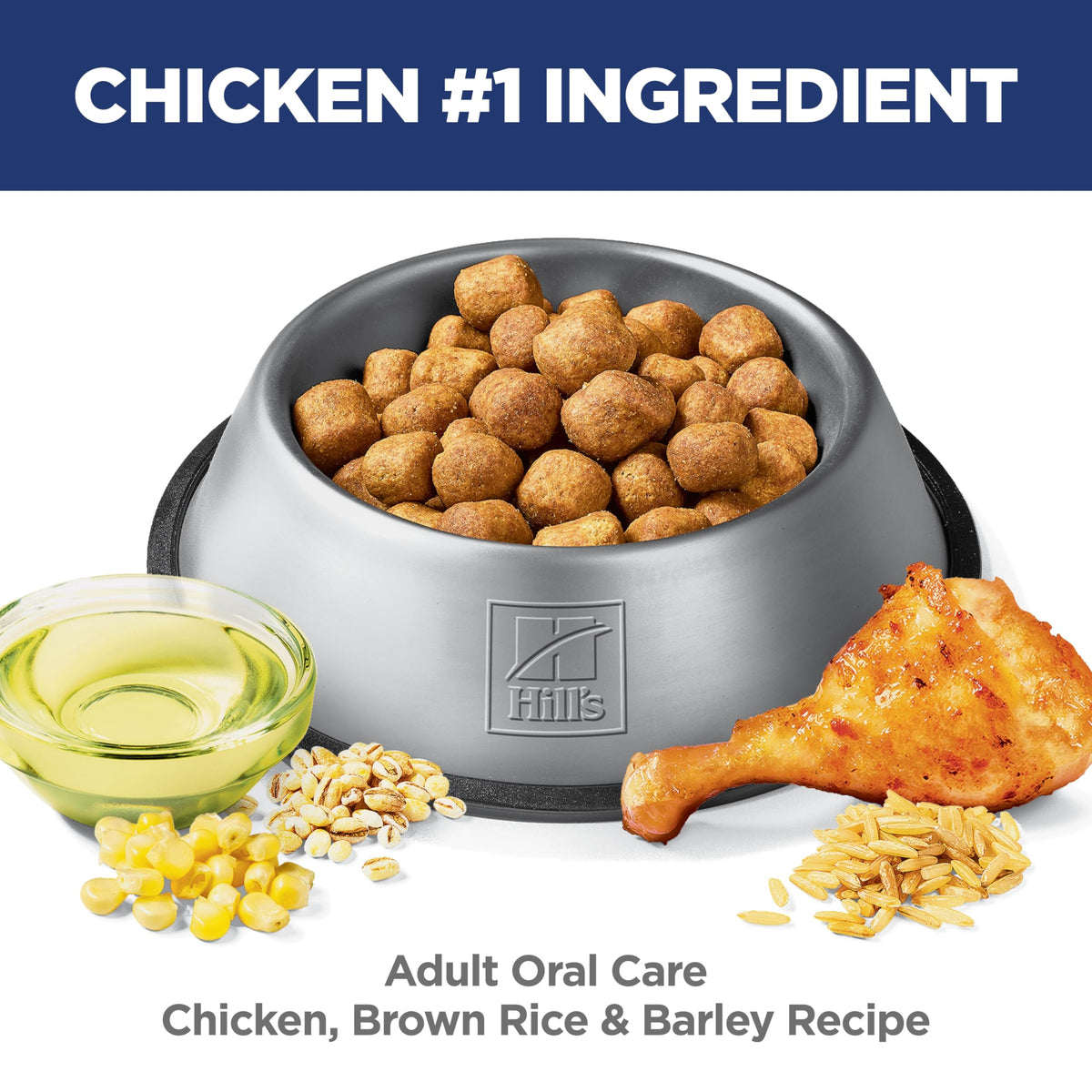 Hill's Science Diet Oral Care Chicken, Rice & Barley Dog Food, 1.81 kg