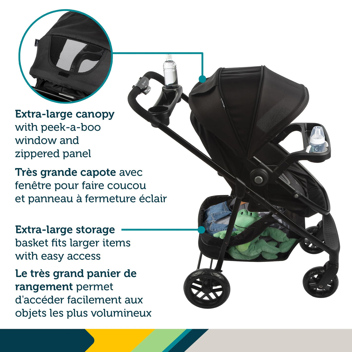Safety 1st Grow and Go Flex 8-in-1 Travel System Stroller