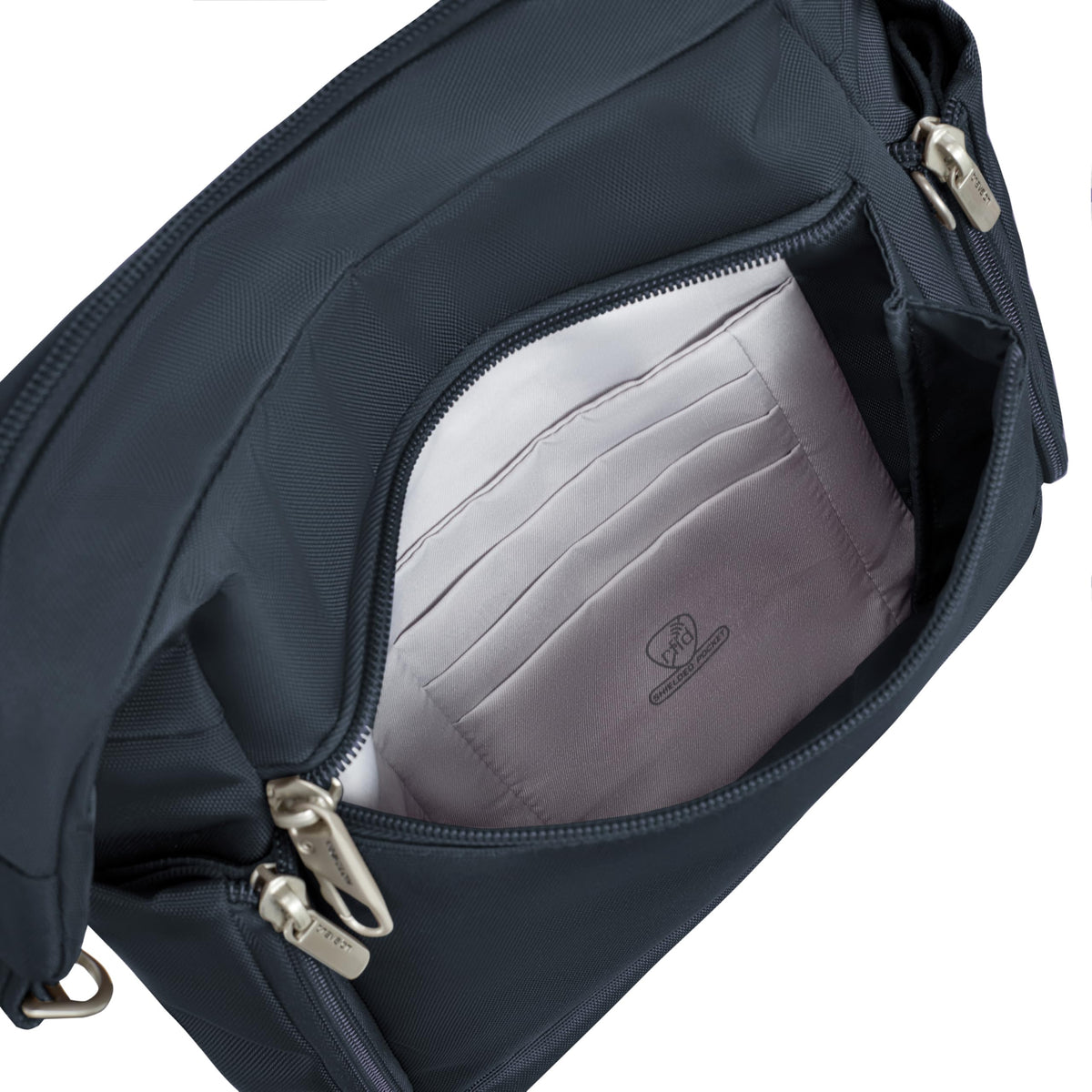 Travelon Anti-Theft Classic Messenger Bag, Midnight