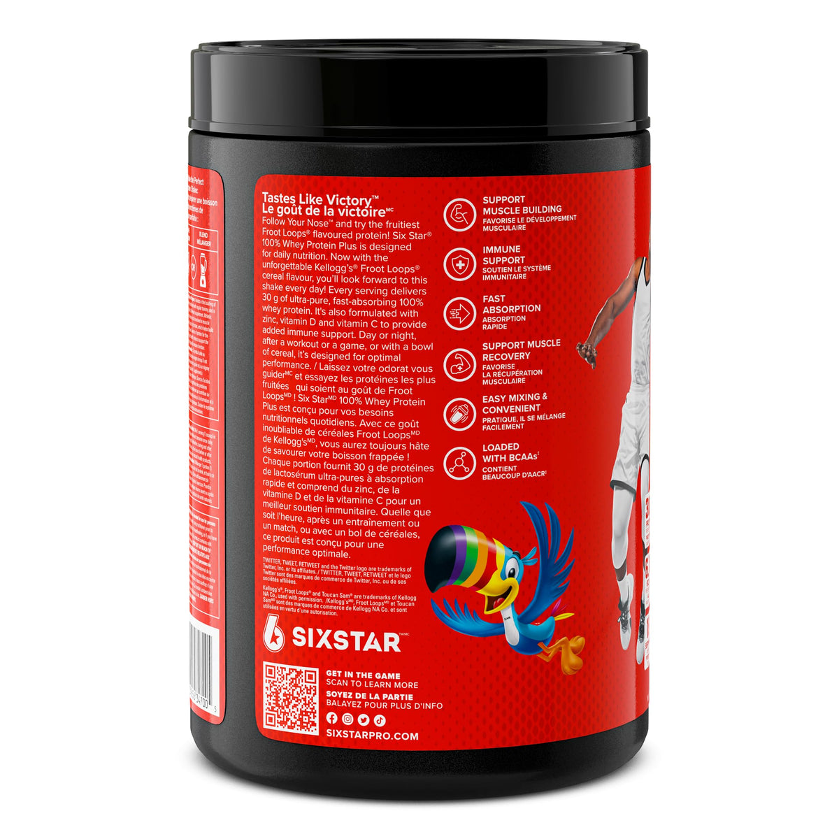 Six Star Whey Protein Powder Plus, Kellogg's Froot Loops, 18 Servings