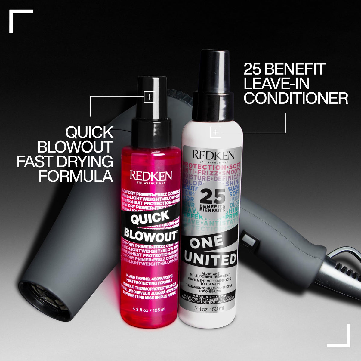 Redken Quick Blowout Heat Protection Spray, 125 mL