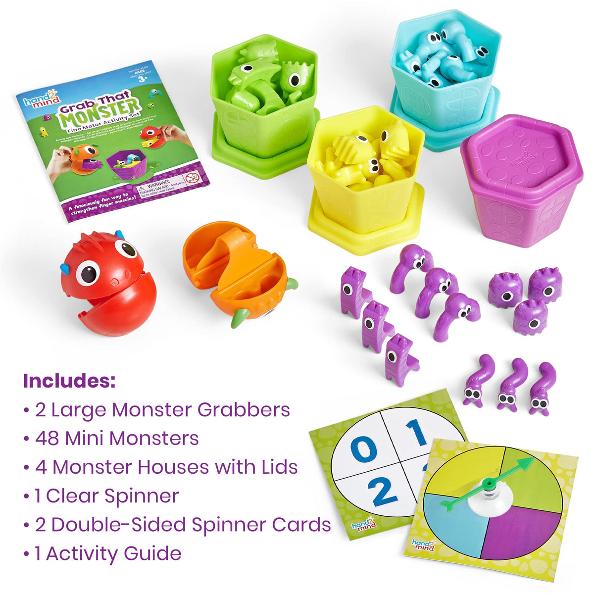 hand2mind Grab That Monster Fine Motor Activity Set