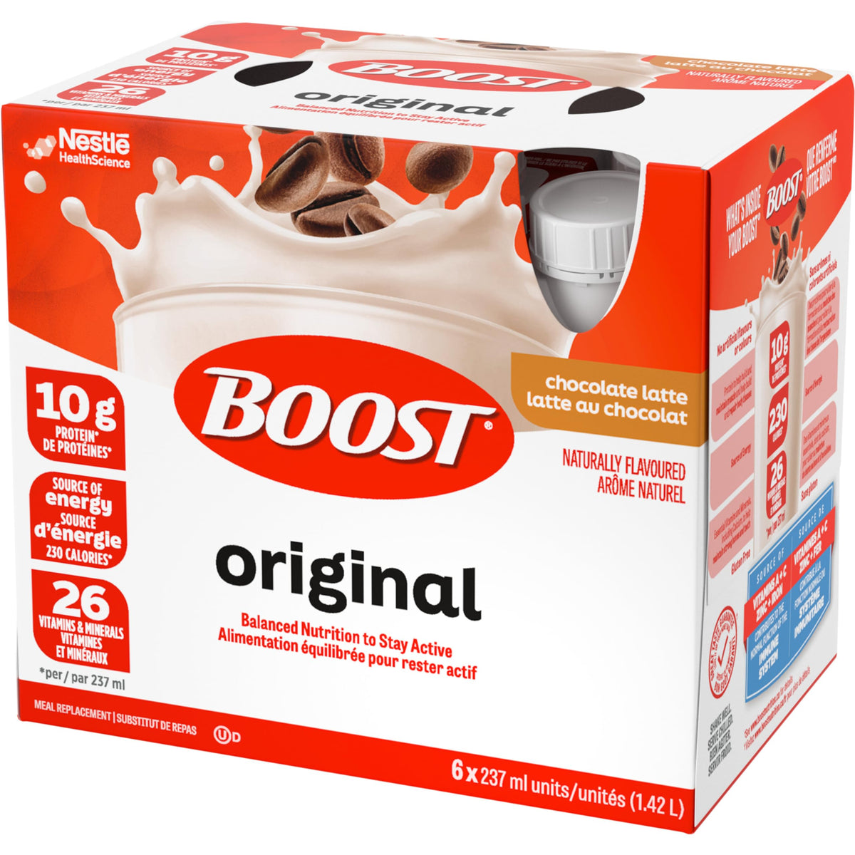 Boost Original Meal Replacement Drink, Choc Latte, 24 Bottles